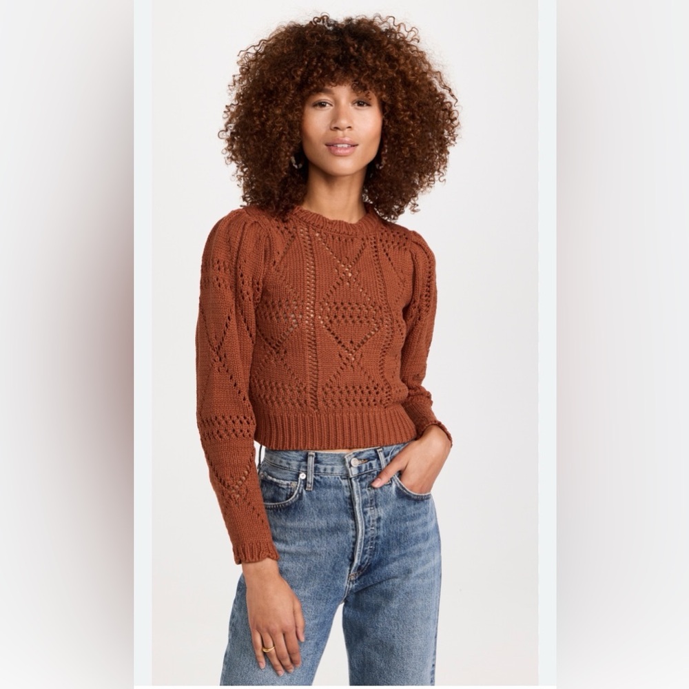 MINKPINK***Cara Crochet Knit Sweater***XS $129 NWT